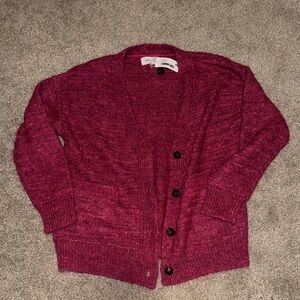 Dear John Fuchsia Cardigan Sweater